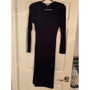 Open back midi dress